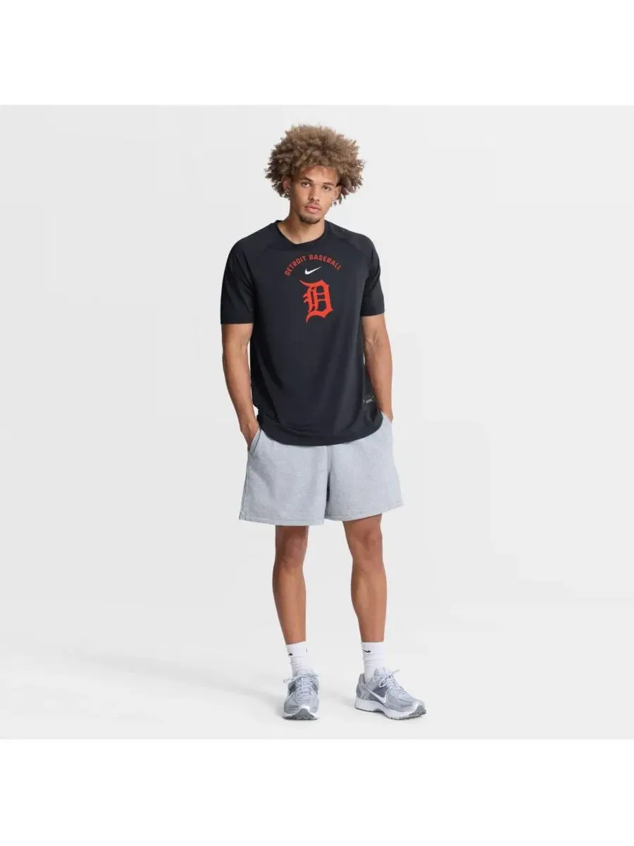 Футболка с регланом и принтом Nike — изображение 4 из 5, темно-синий