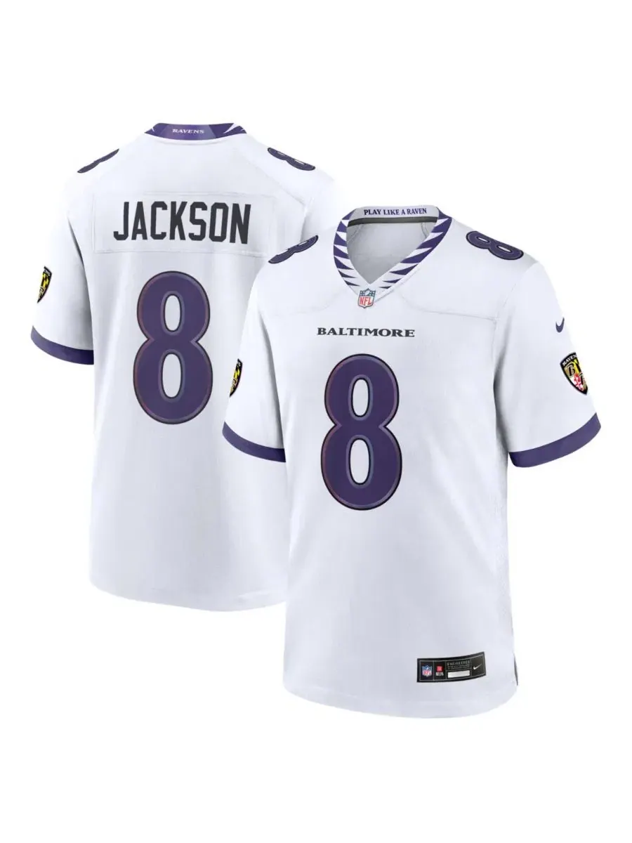 Игровая футболка Nike Lamar Jackson Game Jersey — изображение 1 из 3, белый