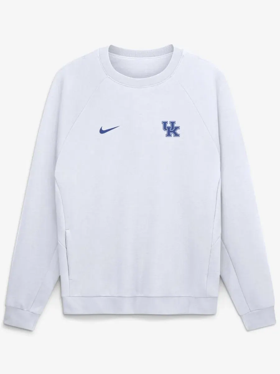 Свитшот с регланом и технологией Dri-FIT Kentucky Wildcats Nike — изображение 1 из 2, белый