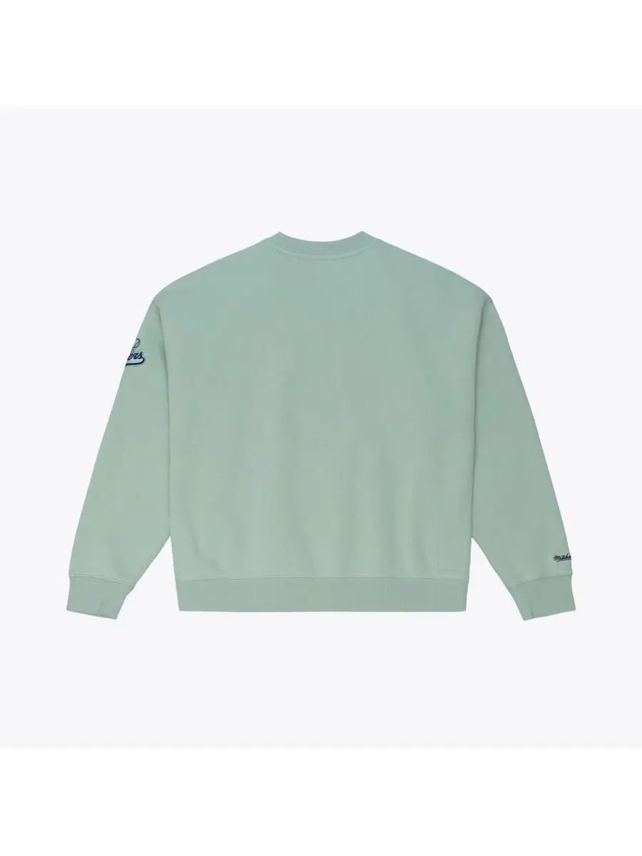 Свитшот с принтом Yacht Rock Mitchell & Ness — изображение 4 из 5, зеленый