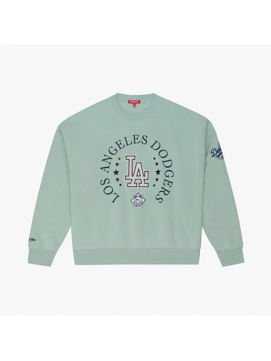 Свитшот с принтом Yacht Rock Mitchell & Ness — изображение 5 из 5, зеленый