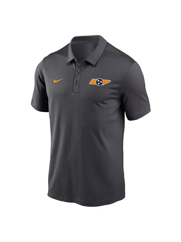 Мужская поло Anthracite Tennessee Volunteers Franchise Nike — изображение 3 из 3