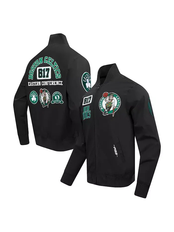 Мужская черная толстовка Boston Celtics Area Code с молнией Pro Standard — изображение 1 из 5