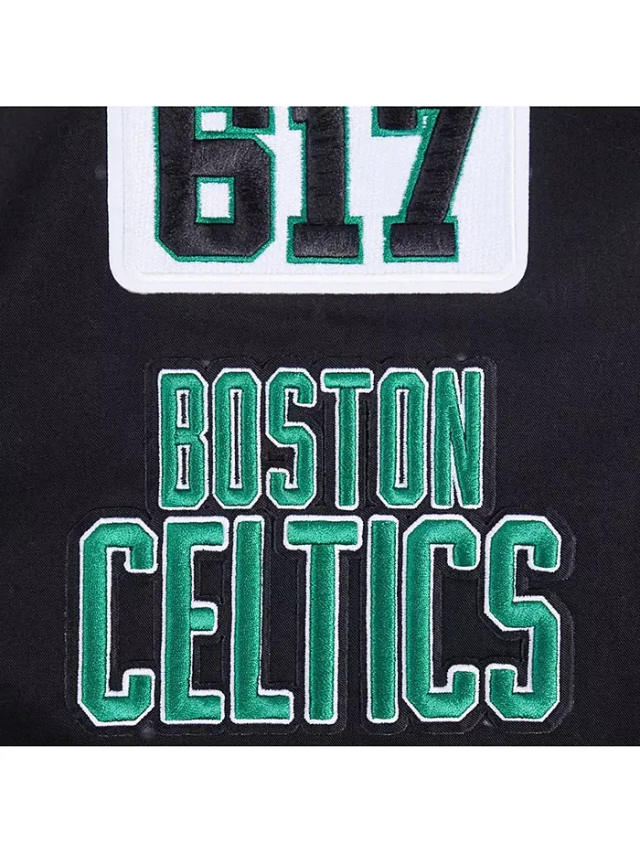 Мужская черная толстовка Boston Celtics Area Code с молнией Pro Standard — изображение 2 из 5