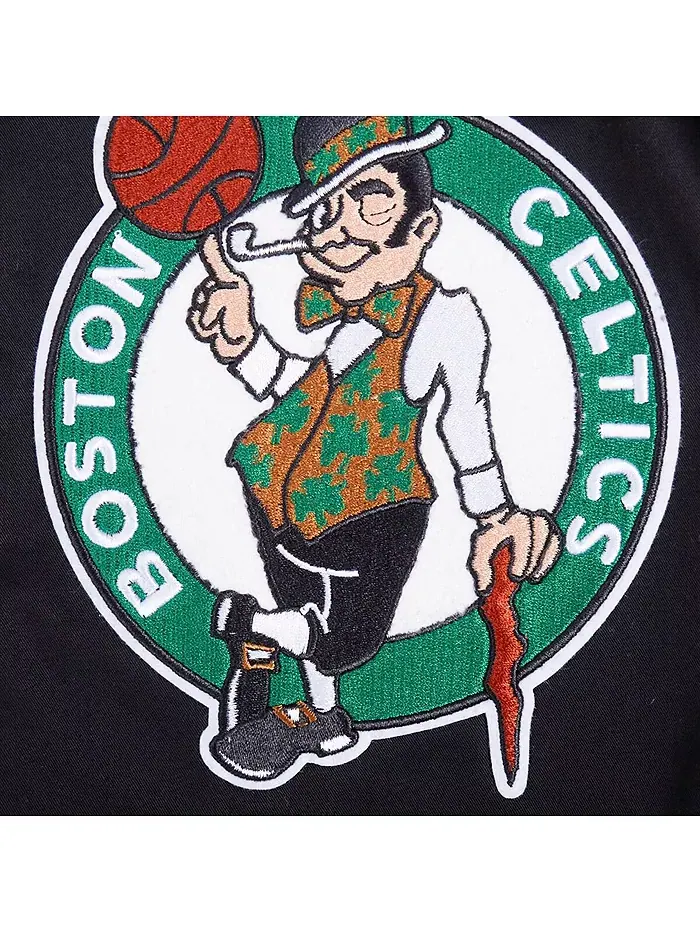 Мужская черная толстовка Boston Celtics Area Code с молнией Pro Standard — изображение 3 из 5