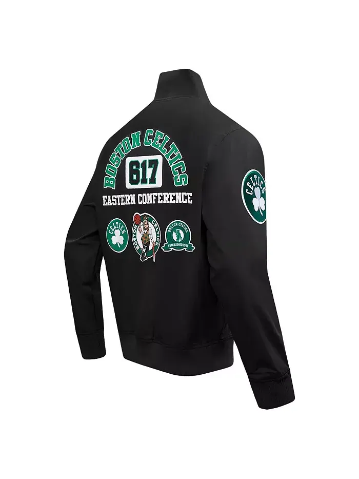 Мужская черная толстовка Boston Celtics Area Code с молнией Pro Standard — изображение 4 из 5