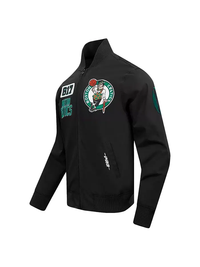 Мужская черная толстовка Boston Celtics Area Code с молнией Pro Standard — изображение 5 из 5