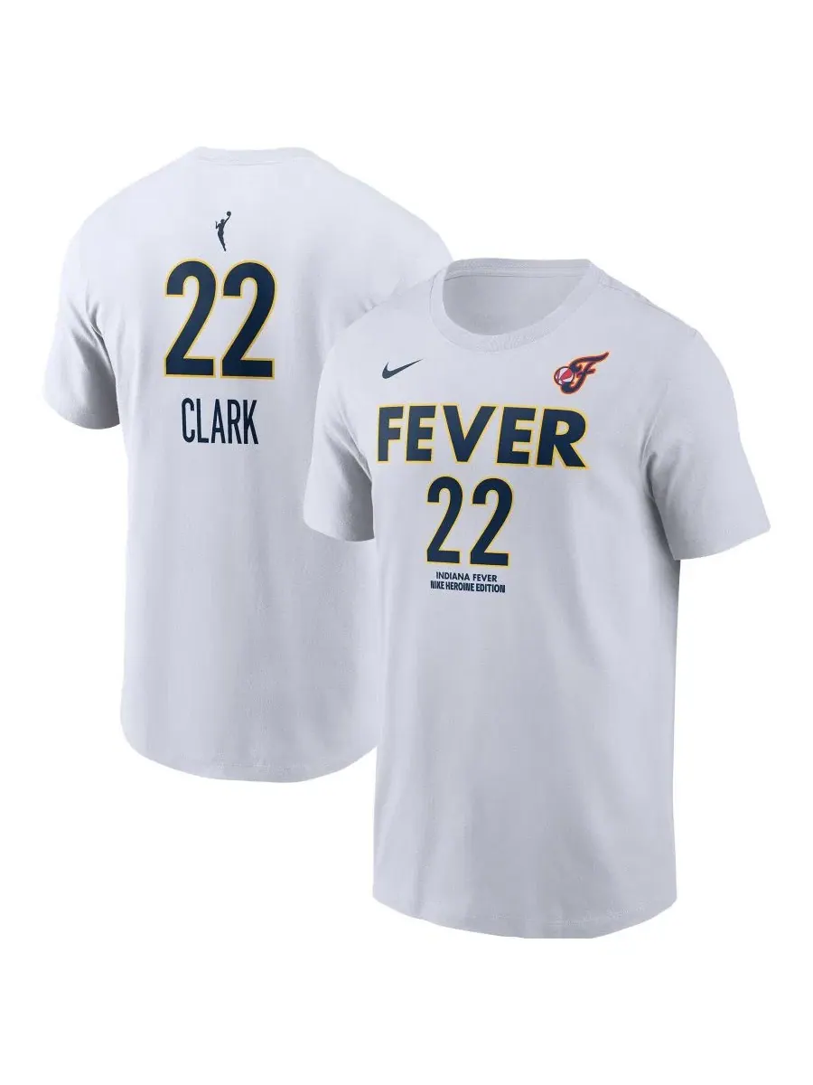 Футболка с принтом Caitlin Clark Heroine Edition Nike — изображение 1 из 3, белый
