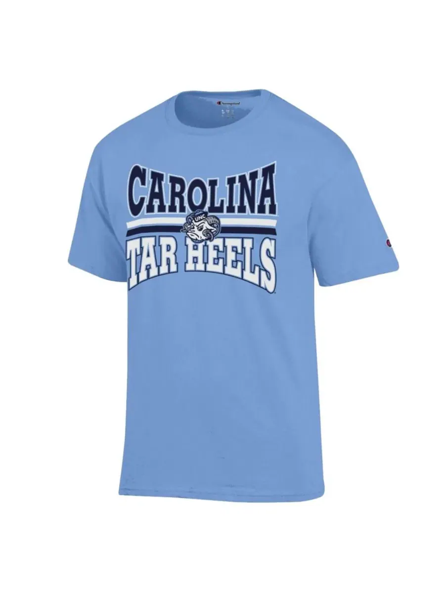 Футболка с коротким рукавом и принтом North Carolina Tar Heels Team Zoom Champion — изображение 3 из 3, синий