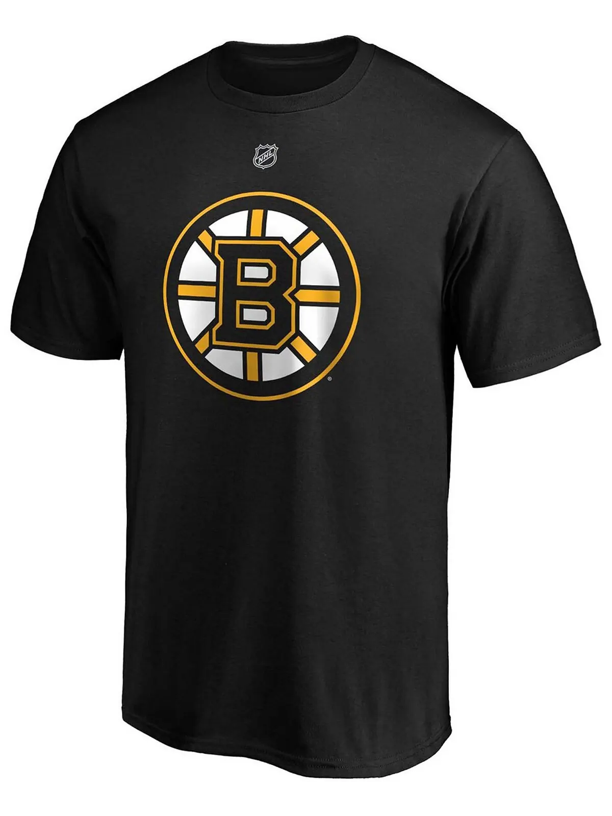 Мужская фирменная футболка david pastrnak boston bruins team authentic stack Fanatics — изображение 2 из 3, черный