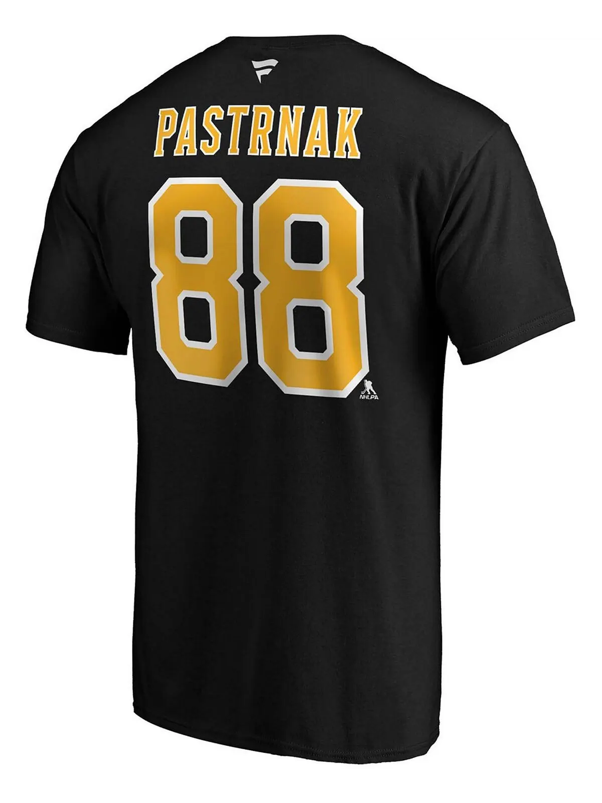 Мужская фирменная футболка david pastrnak boston bruins team authentic stack Fanatics — изображение 3 из 3, черный
