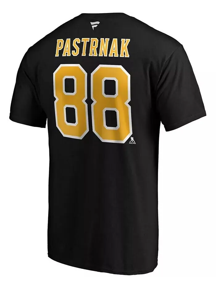 Мужская футболка David Pastrnak Boston Bruins Team Authentic Stack Fanatics — изображение 3 из 3