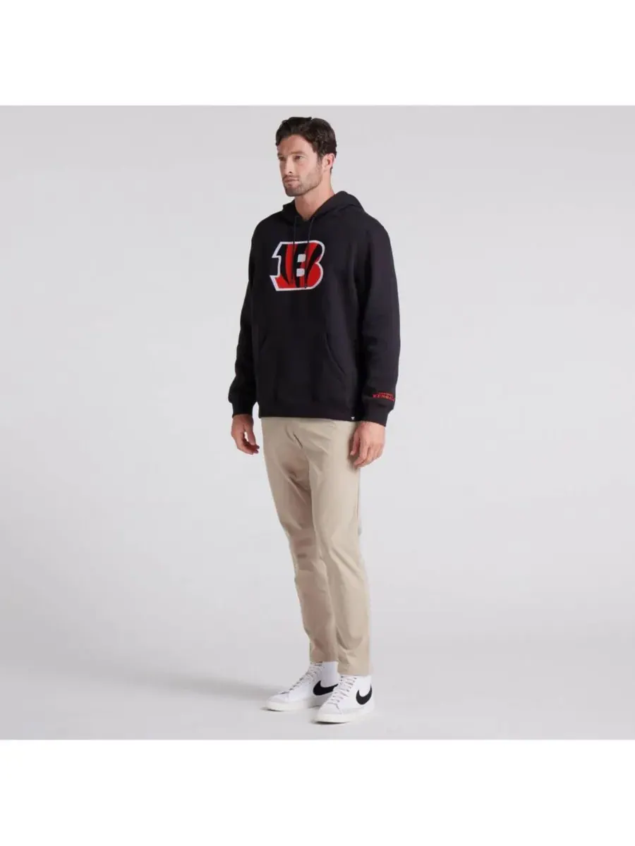 Fanatics Мужская черная флисовая толстовка с капюшоном Cincinnati Bengals Legacy — изображение 5 из 5, черный
