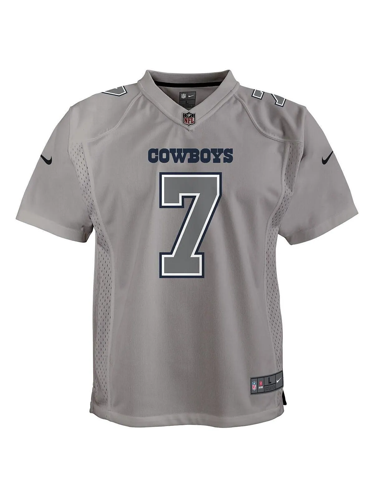 Джерси Big Boys Trevon Diggs Grey Dallas Cowboys Atmosphere Game Nike — изображение 3 из 3, серый