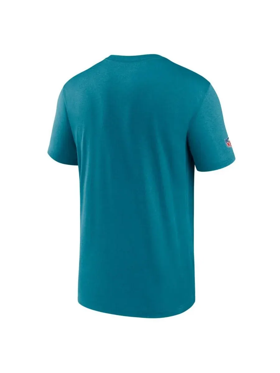 Nike Мужская бирюзовая футболка Jacksonville Jaguars Sideline Alt Pack Small Logo Legend Performance — изображение 3 из 3