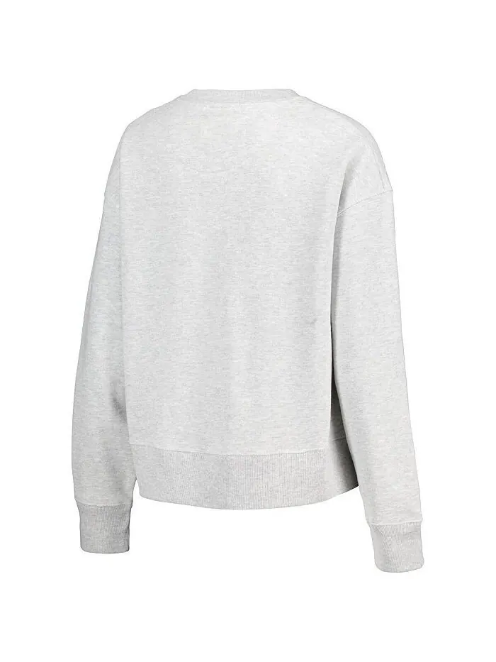 Женский свитшот свободного кроя Ash Nebraska Huskers League Collegiate Wear — изображение 2 из 3, пепельный