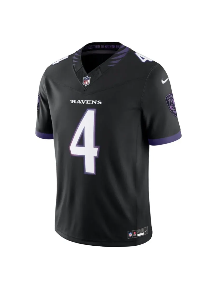 Мужская футболка с длинным рукавом Zay Flowers Alternate Vapor F.U.S.E. Limited Jersey Nike — изображение 2 из 3, черный