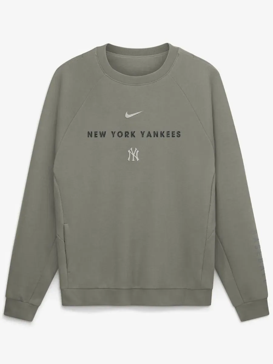 Свитшот с рагланом и технологией Dri-FIT, с принтом Nike — изображение 2 из 5, оливковый