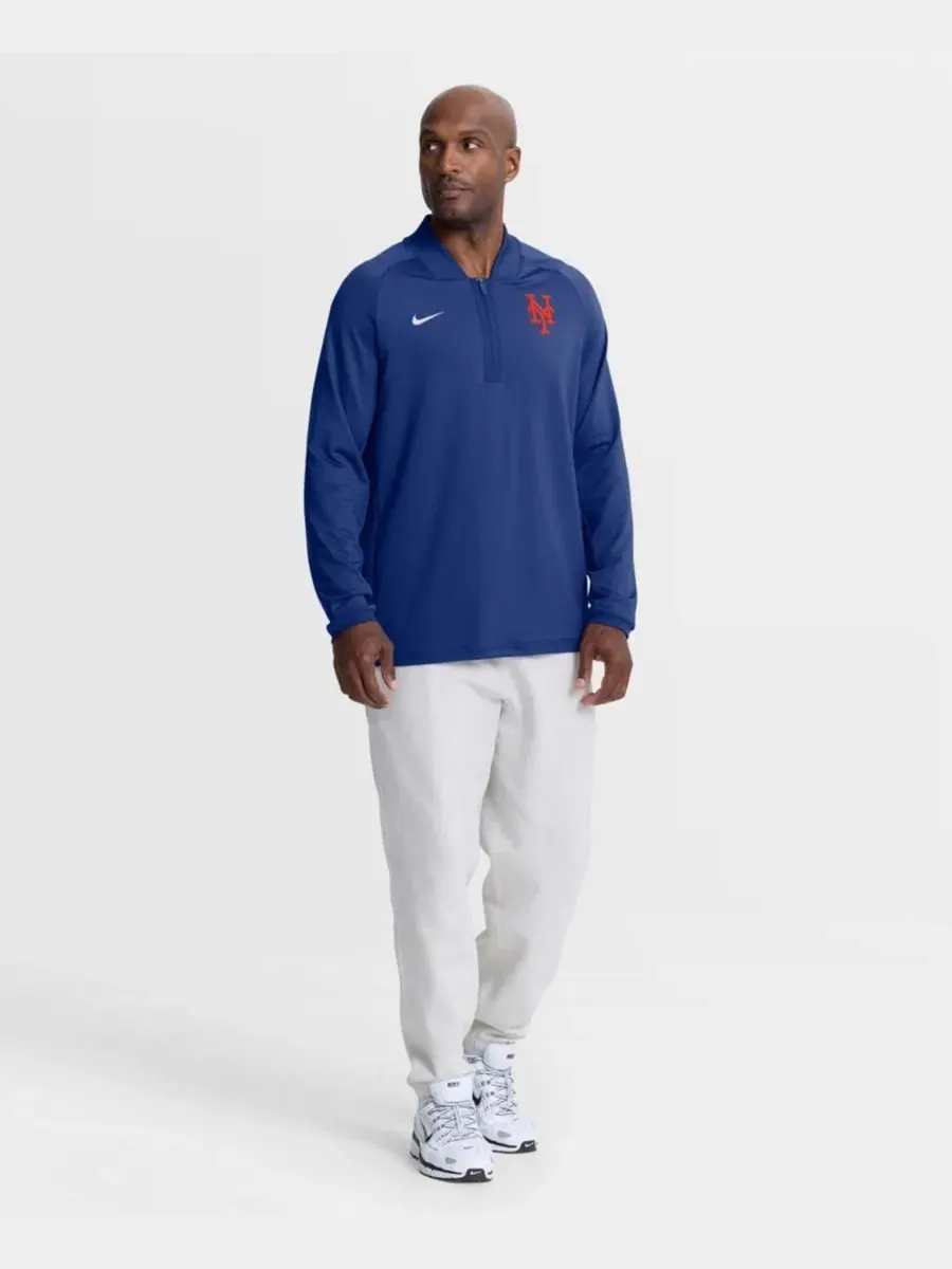 Пуловер с полузастежкой-молнией Nike — изображение 3 из 4, королевский