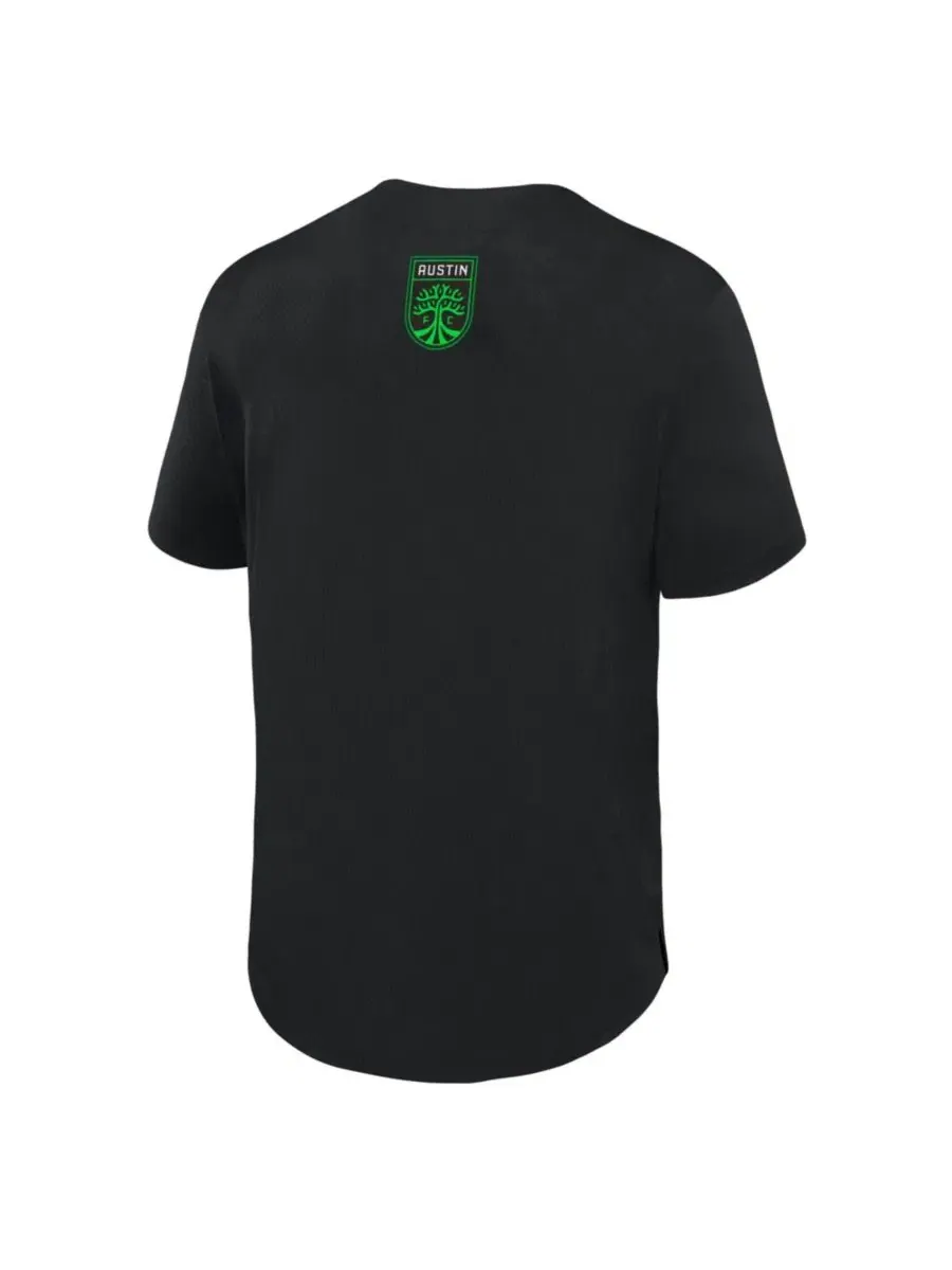 Футболка-поло с принтом Austin FC Maximum Intensity Fanatics — изображение 2 из 3, черный