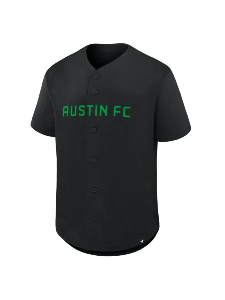 Футболка-поло с принтом Austin FC Maximum Intensity Fanatics — изображение 3 из 3, черный