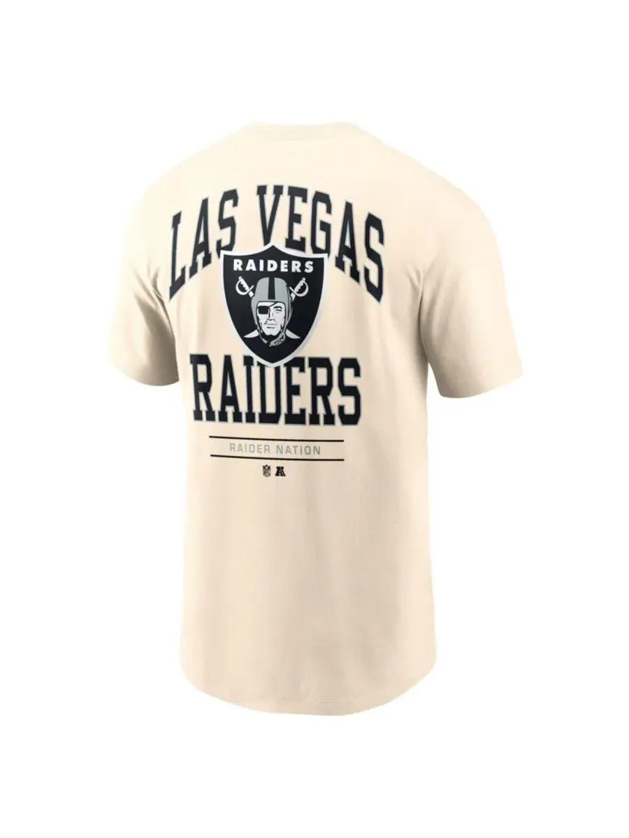 Футболка мужская с принтом Las Vegas Raiders Freestyle Essential Nike — изображение 3 из 5, прозрачный