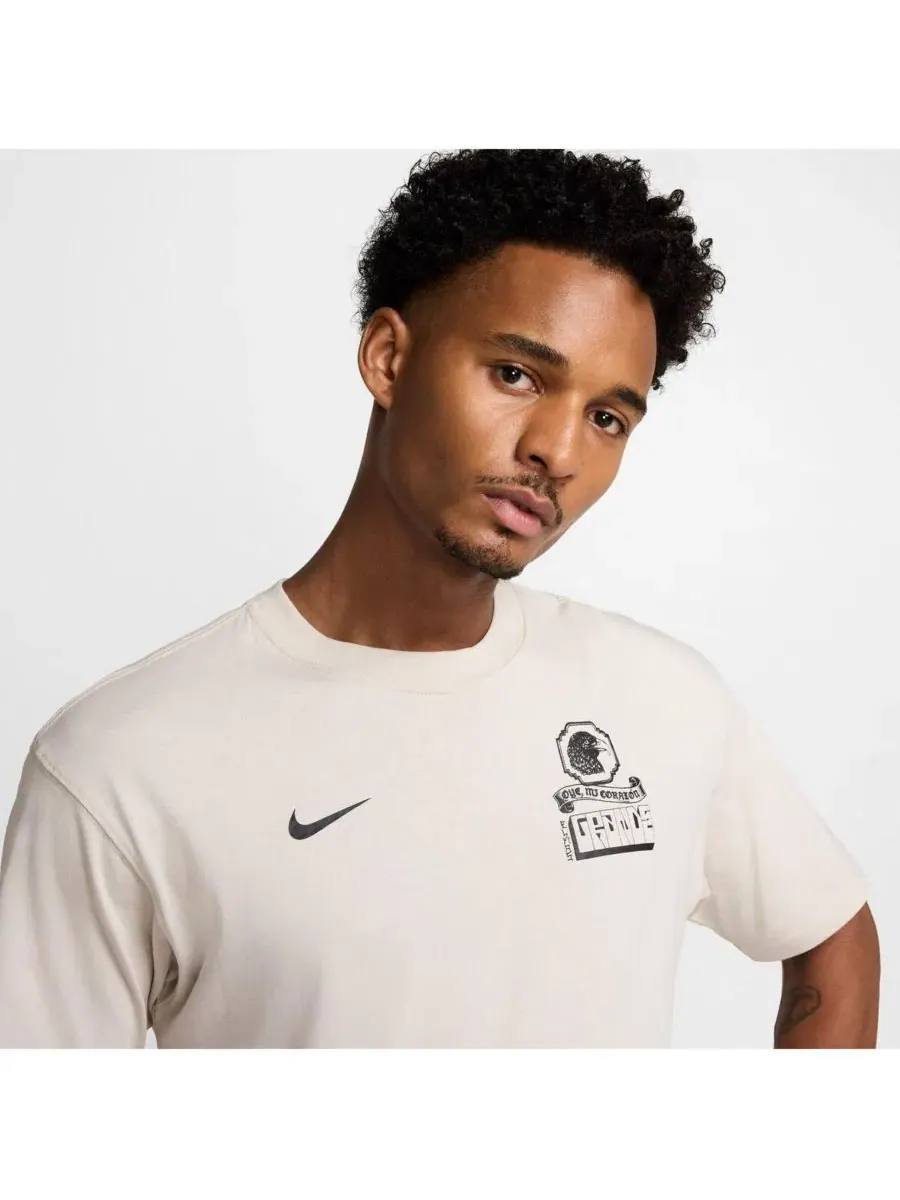 Футболка с коротким рукавом CA x CA Authentic Nike — изображение 3 из 5, белый