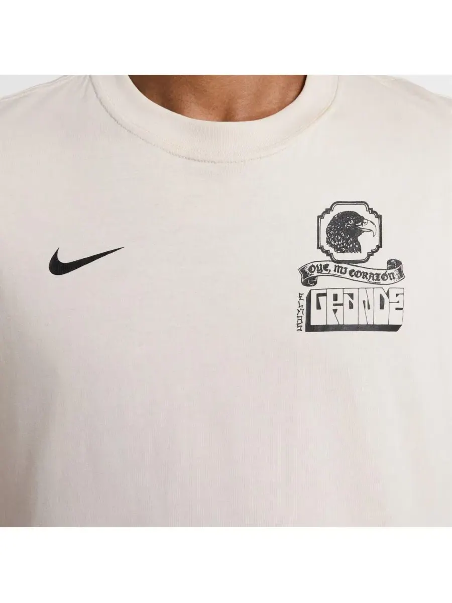 Футболка с коротким рукавом CA x CA Authentic Nike — изображение 4 из 5, белый