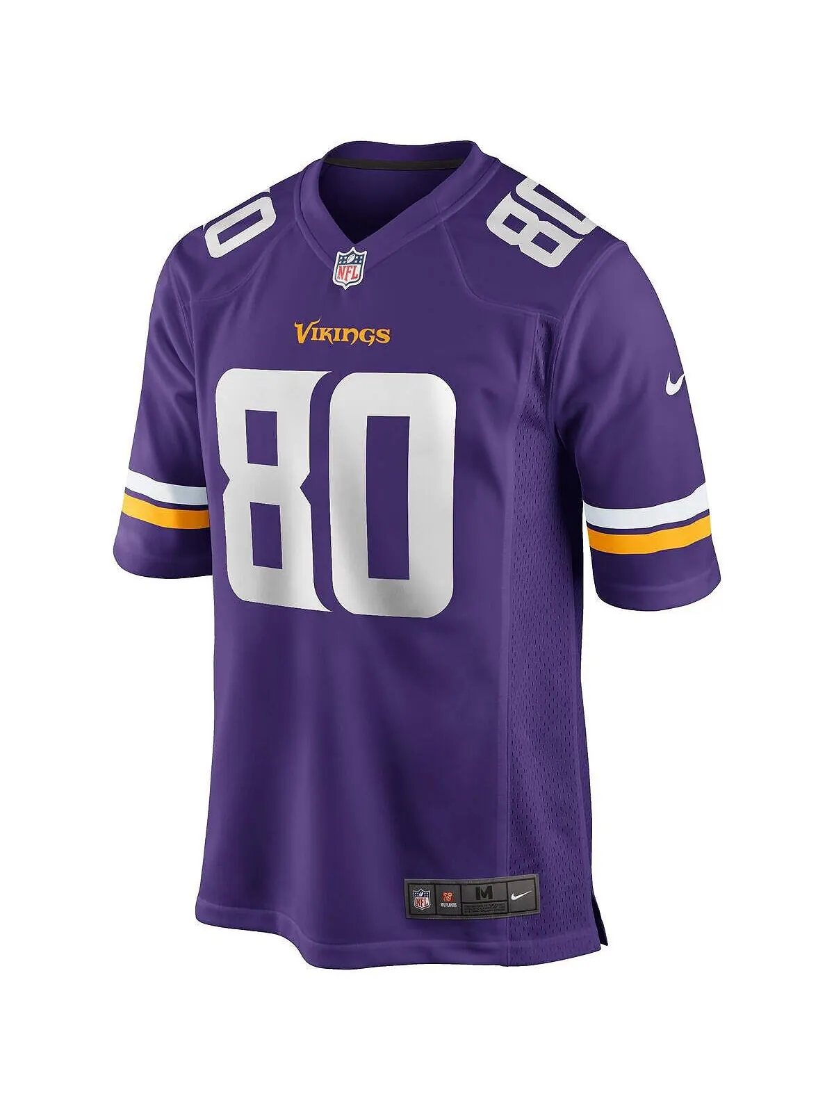 Мужская футболка cris carter purple minnesota vikings game для пенсионеров Nike — изображение 3 из 3, фиолетовый