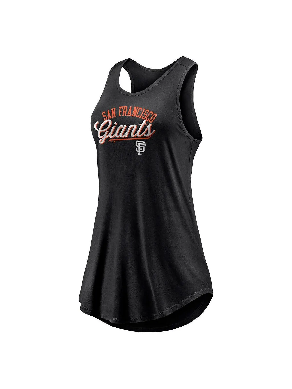 Женская черная фирменная майка San Francisco Giants Simplicity Swing Racerback с круглым вырезом — изображение 3 из 3, черный