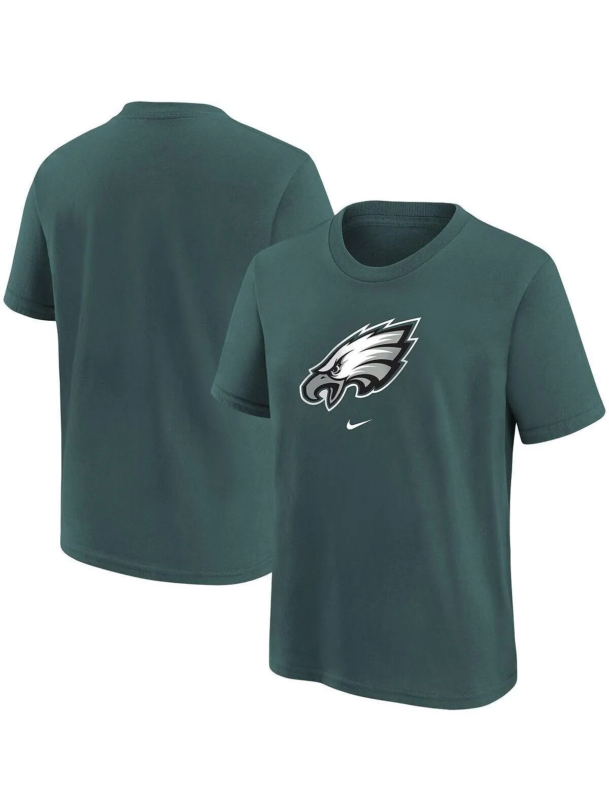 Футболка с логотипом Big Boys Midnight Green Philadelphia Eagles Nike