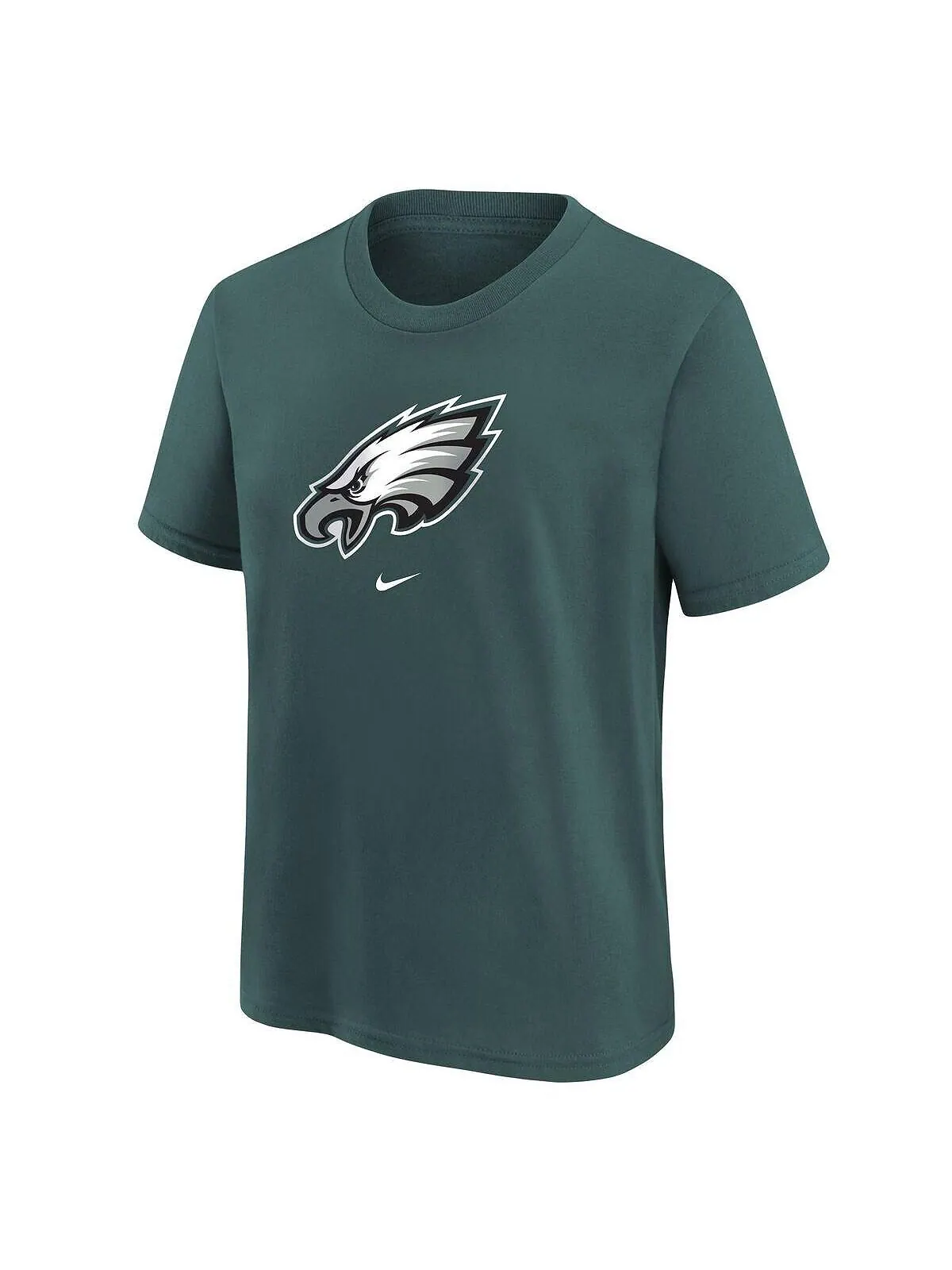 Футболка с логотипом Big Boys Midnight Green Philadelphia Eagles Nike — изображение 3 из 3, зеленый