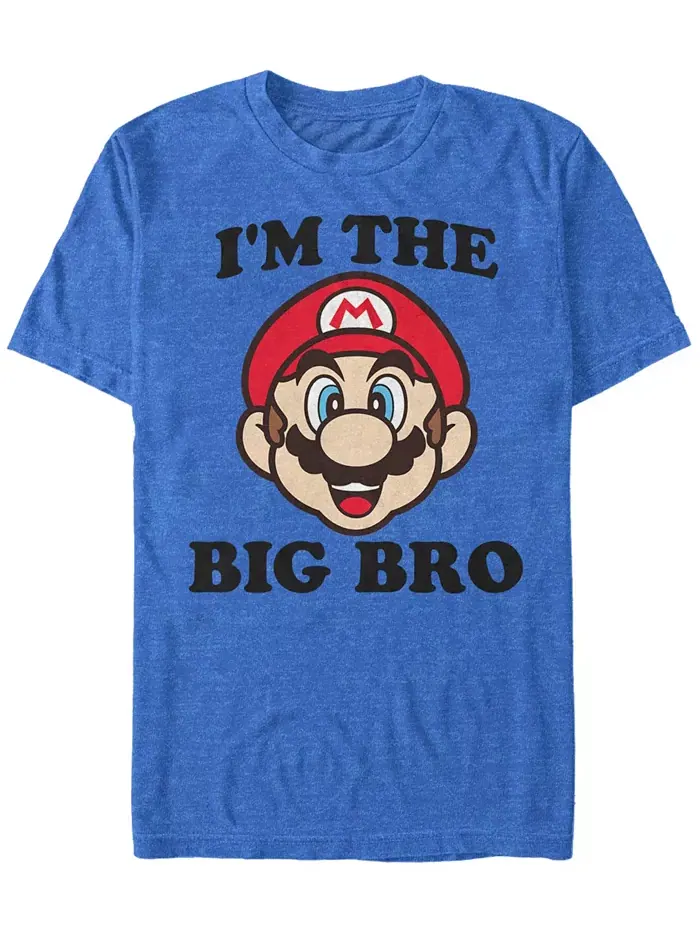 Футболка с коротким рукавом Nintendo Super Mario Big Bro для мужчин Fifth Sun — изображение 1 из 1