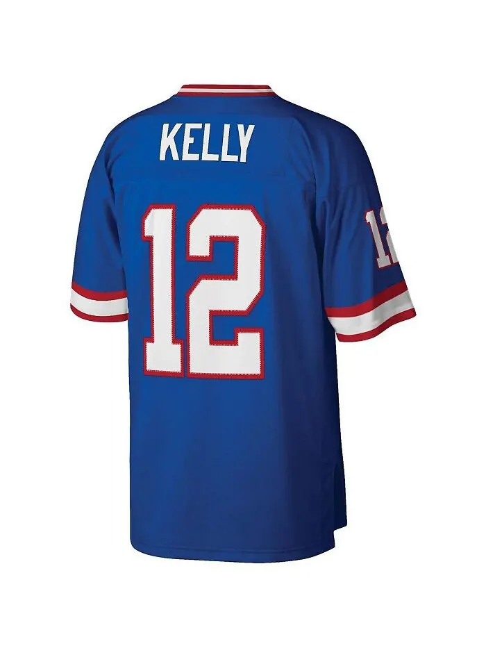 Мужская копия джерси Jim Kelly Royal Buffalo Bills Legacy Mitchell & Ness — изображение 2 из 3, королевский