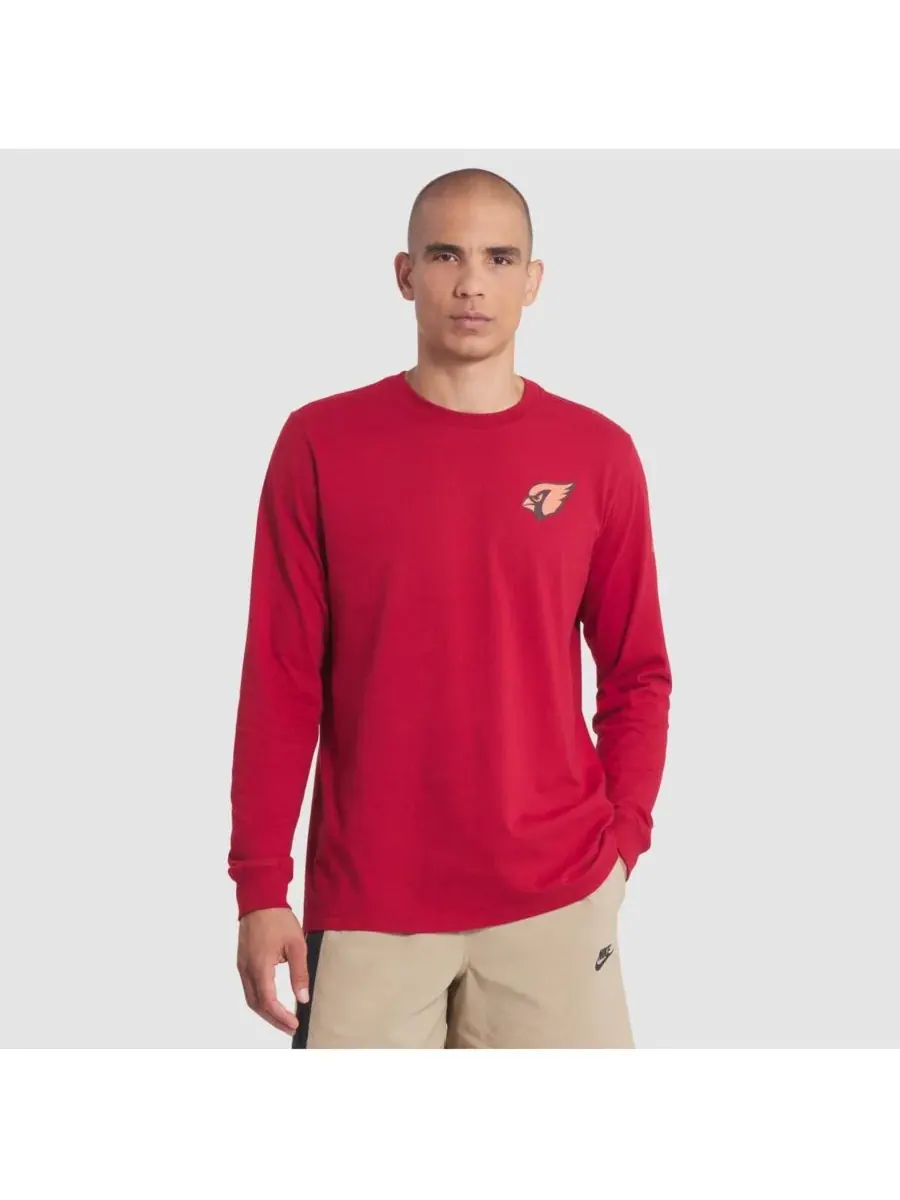 Nike Мужская красная футболка с длинным рукавом Arizona Cardinals 2025 Rivalries Collection — изображение 1 из 3, красный