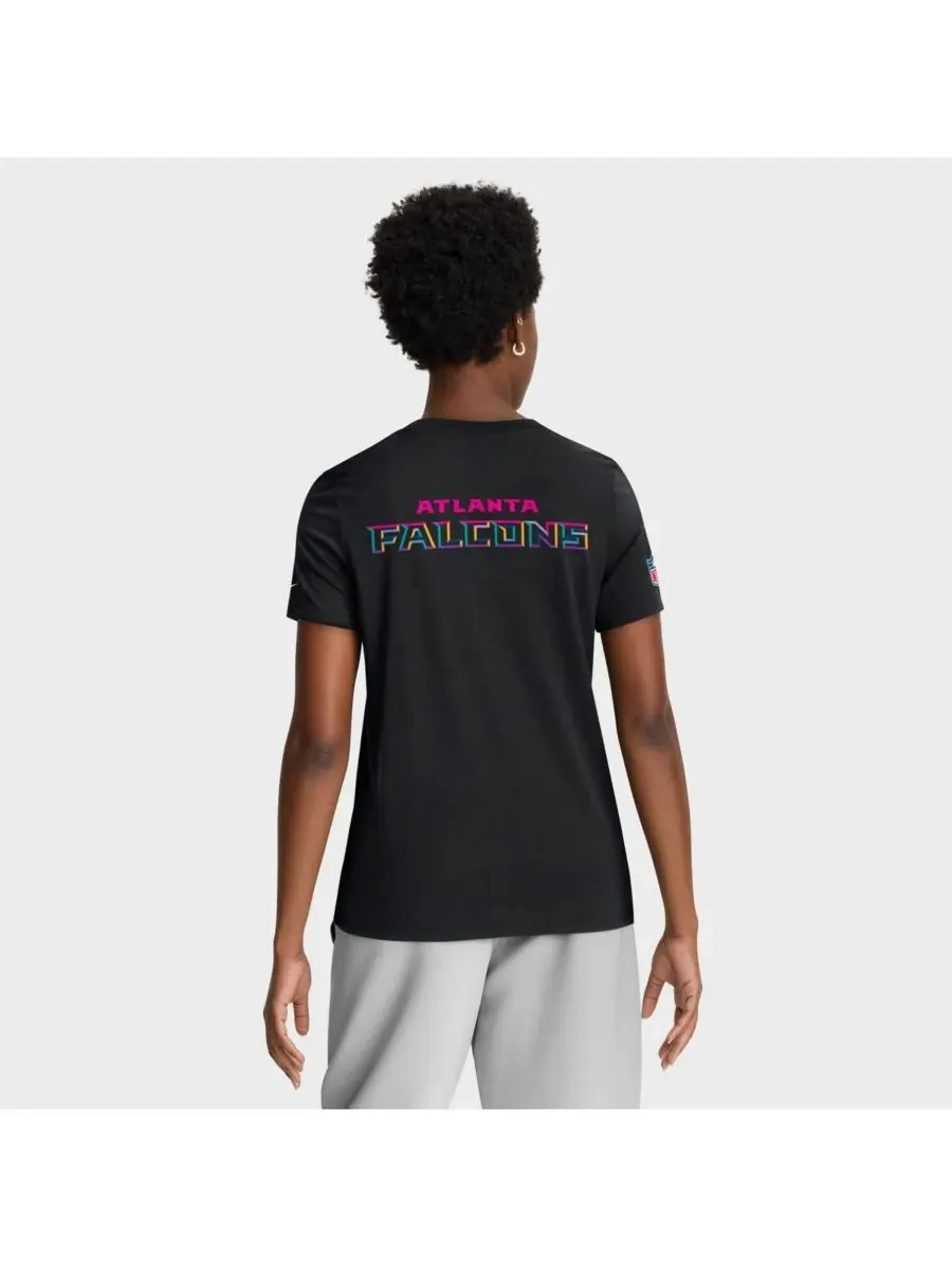Nike Женская черная футболка Atlanta Falcons 2025 NFL Crucial Catch Tri-Blend Dri-FIT — изображение 2 из 5, черный