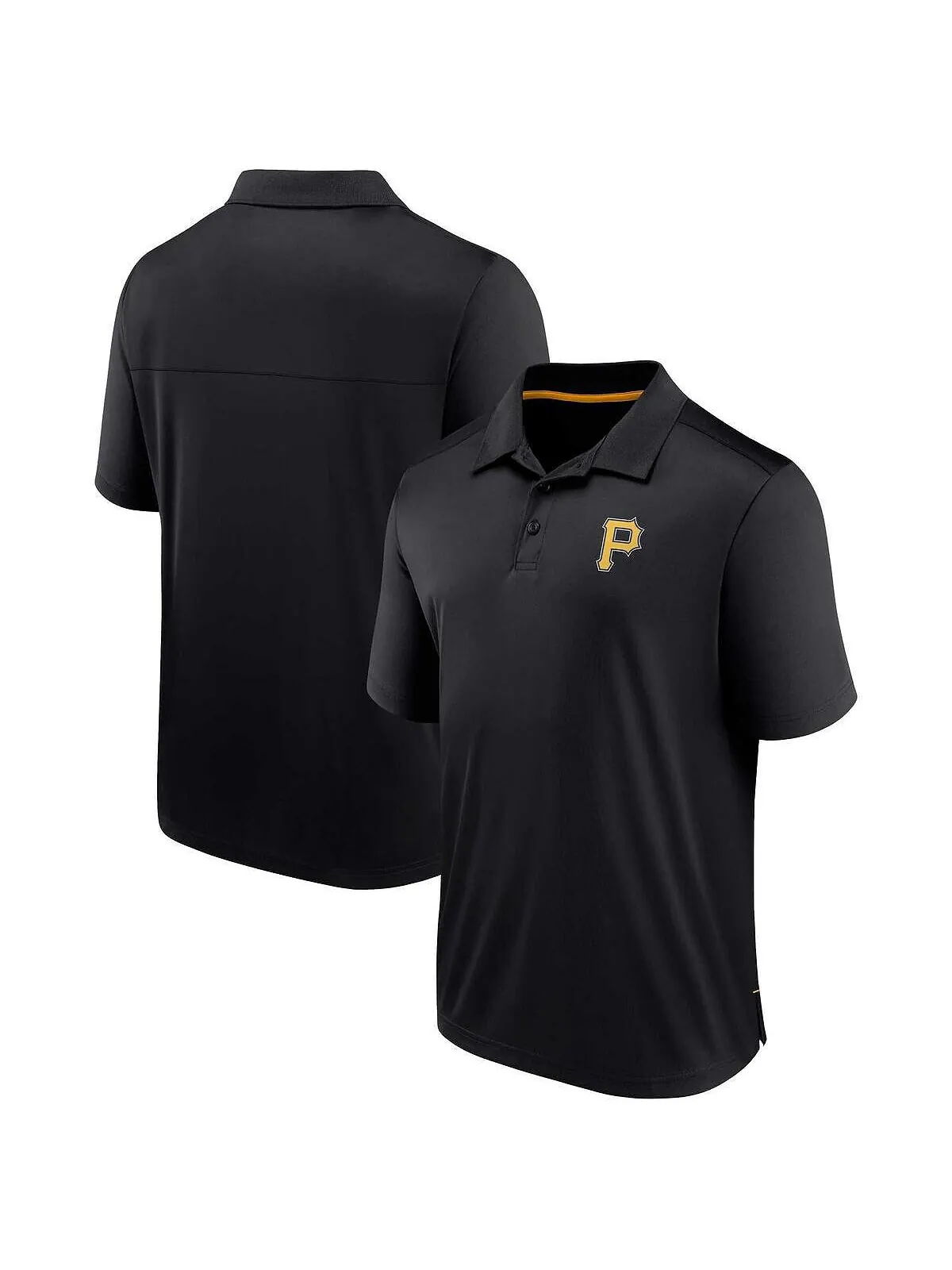 Мужская фирменная черная рубашка-поло Pittsburgh Pirates Hands Down Fanatics — изображение 1 из 2, черный