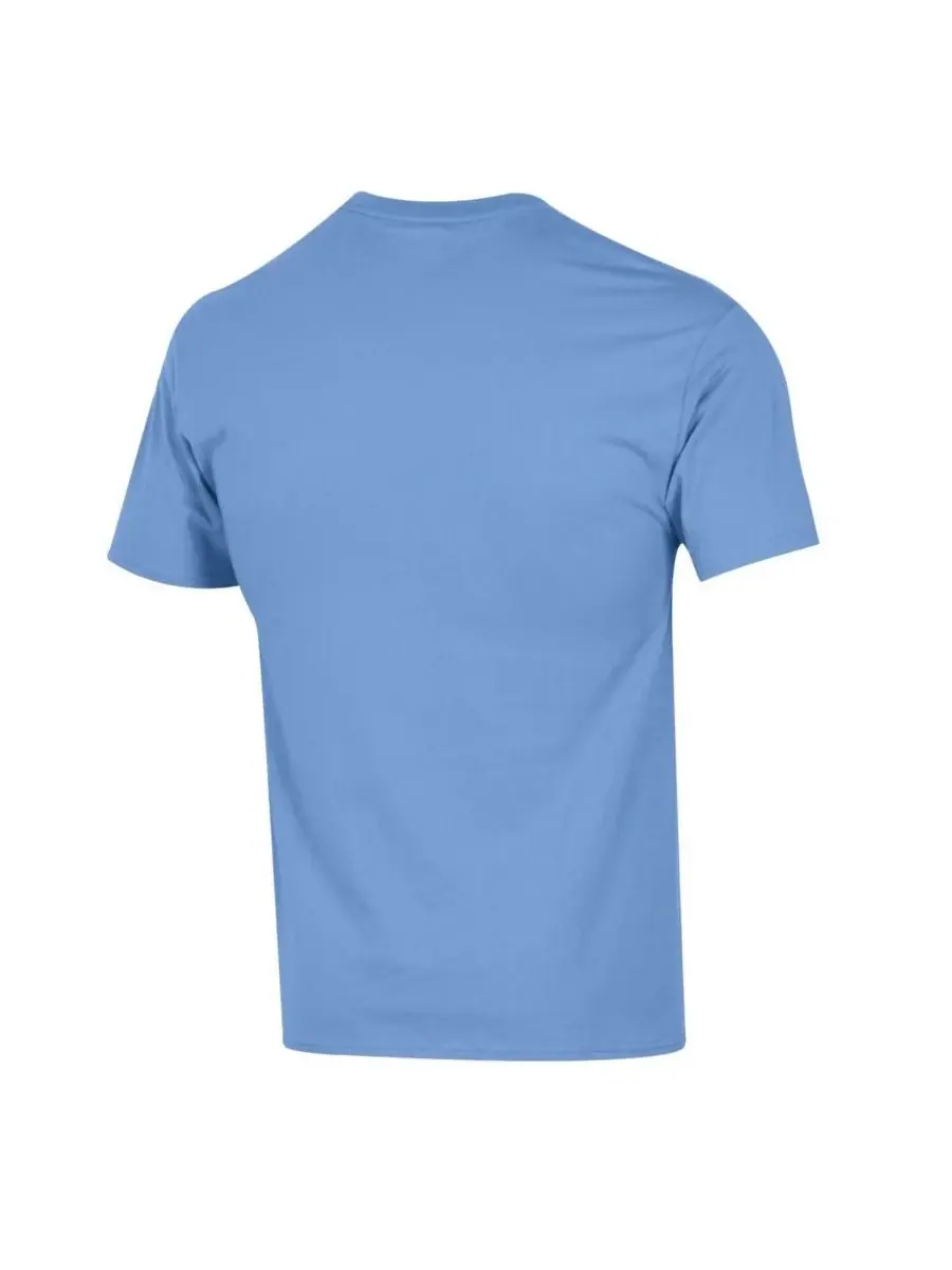 Champion Мужская футболка Carolina Blue North Carolina Tar Heels Chapel Bill — изображение 2 из 3, светлый синий
