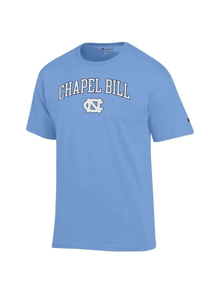 Champion Мужская футболка Carolina Blue North Carolina Tar Heels Chapel Bill — изображение 3 из 3, светлый синий