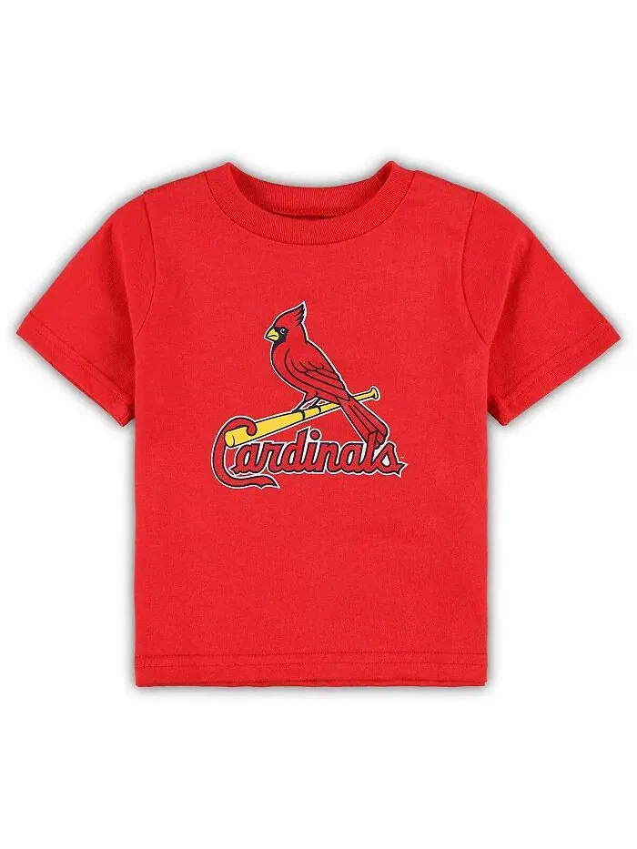 Красная футболка с логотипом команды St. Louis Cardinals для мальчиков и девочек Outerstuff — изображение 1 из 1
