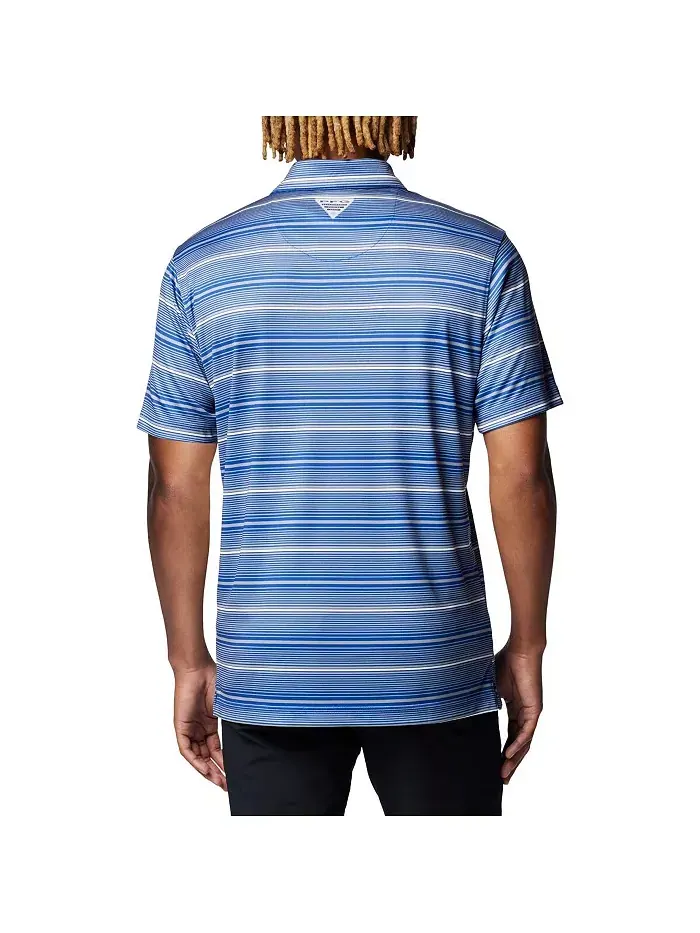 Мужская поло PFG Super Terminal Tackle Omni-Shade Stripe с логотипом Royal Kentucky Wildcats — изображение 2 из 2