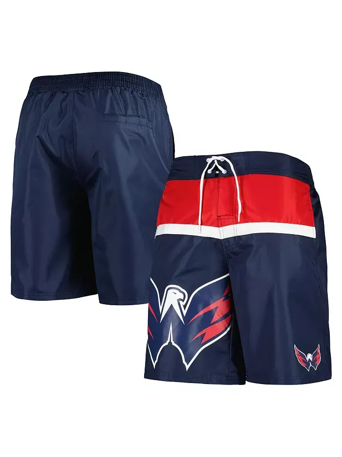 Мужские плавки Washington Capitals Sea Wind в синем цвете Starter — изображение 1 из 3