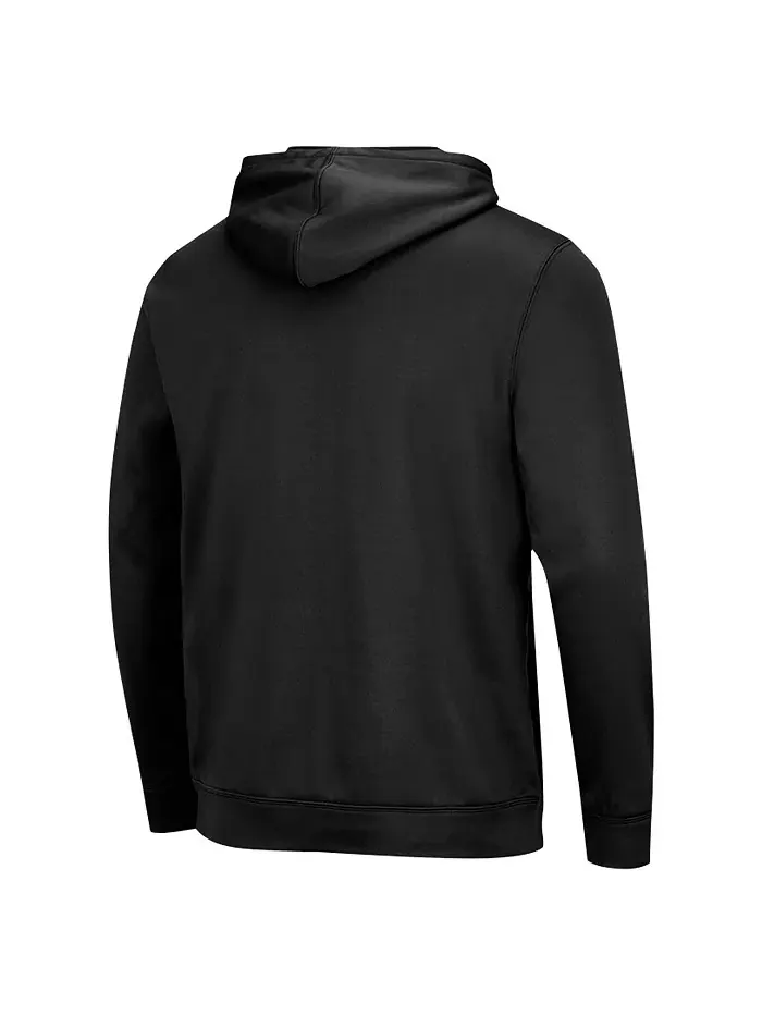 Мужская черная толстовка с капюшоном Washington Huskies Blackout 3.0 Colosseum — изображение 2 из 3