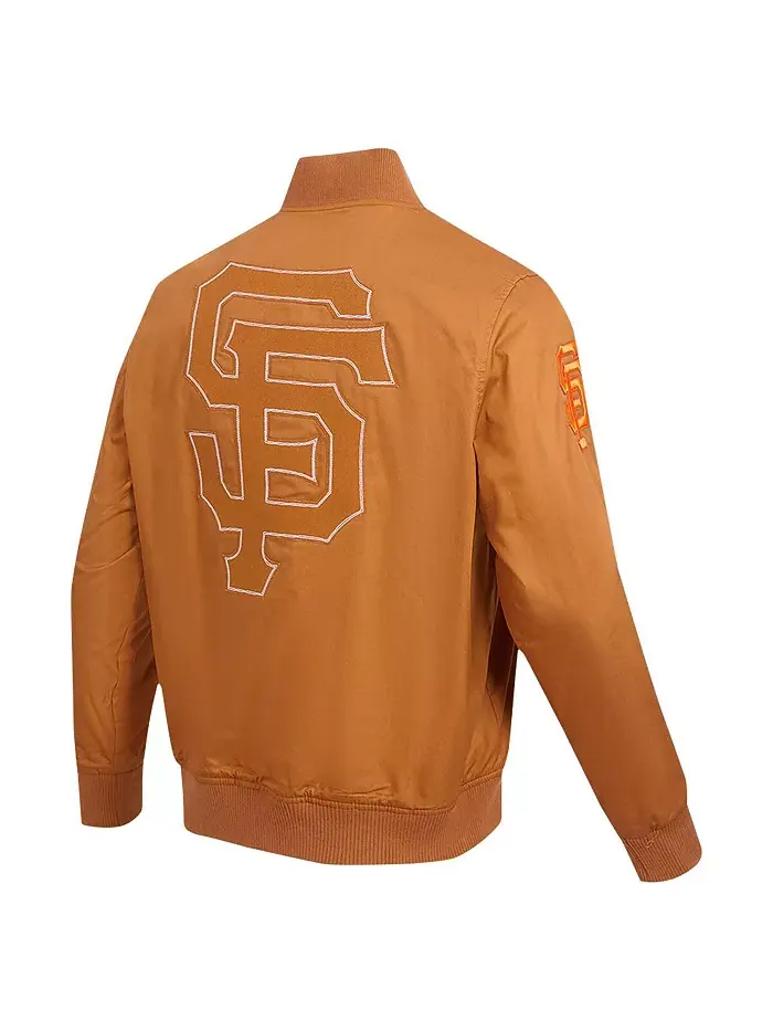 Мужская коричневая толстовка San Francisco Giants Paint The City на молнии Pro Standard — изображение 4 из 4