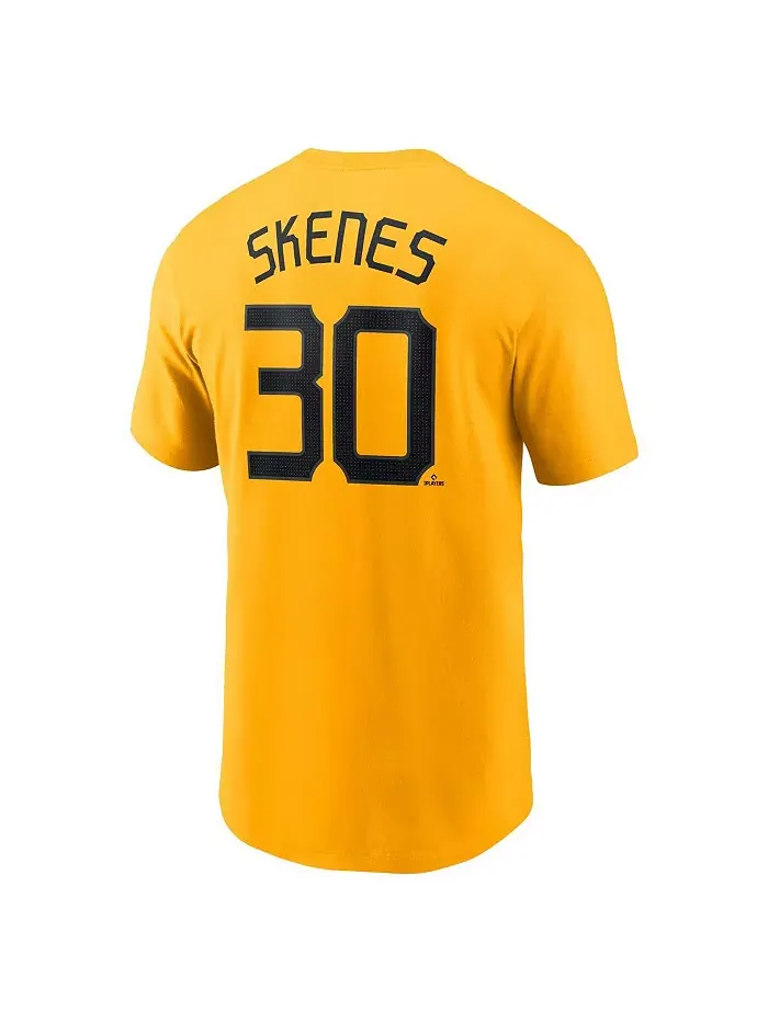 Мужская футболка Pittsburgh Pirates с именем и номером Paul Skenes Fuse Nike — изображение 2 из 3