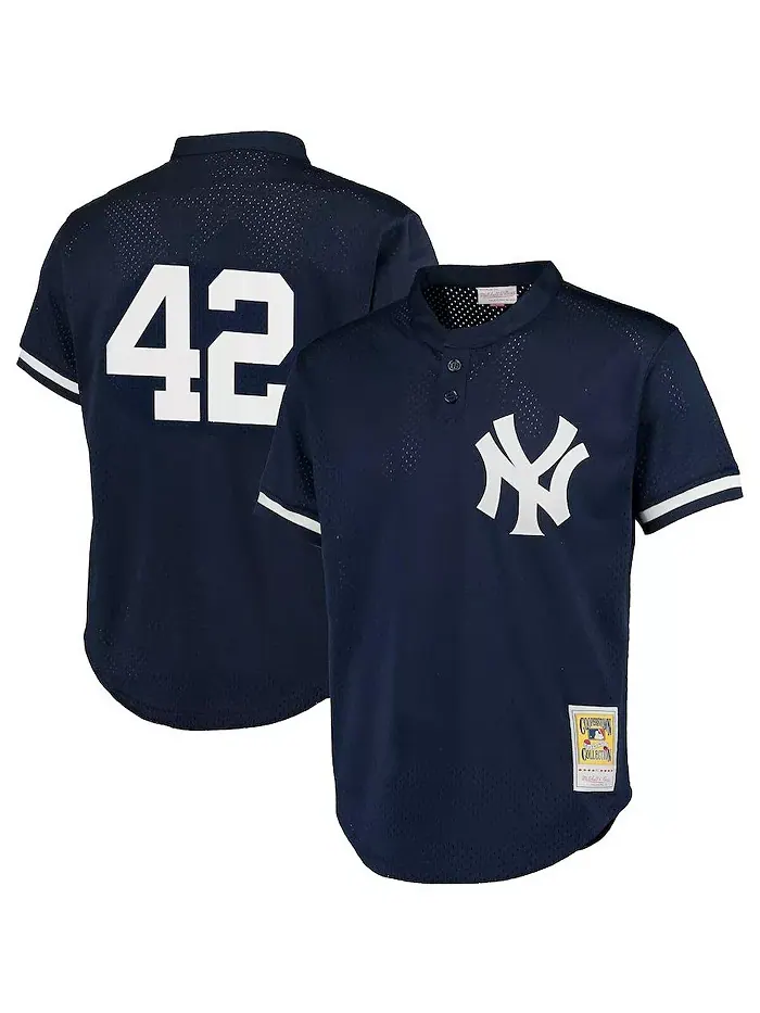Мужская тренировочная бейсбольная майка New York Yankees из коллекции Cooperstown Big and Tall — изображение 1 из 3