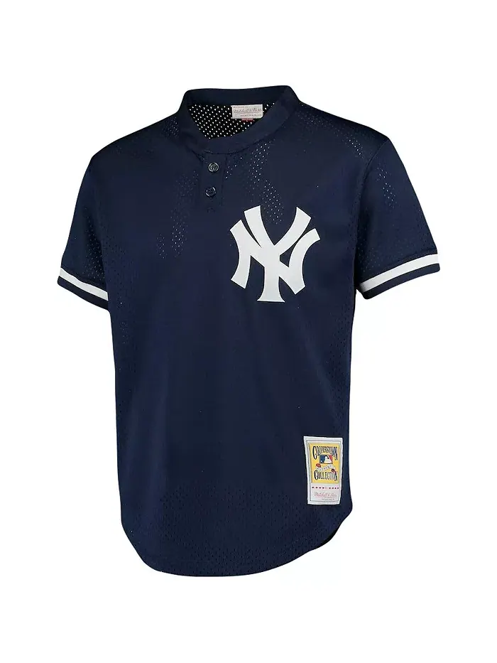 Мужская тренировочная бейсбольная майка New York Yankees из коллекции Cooperstown Big and Tall — изображение 3 из 3