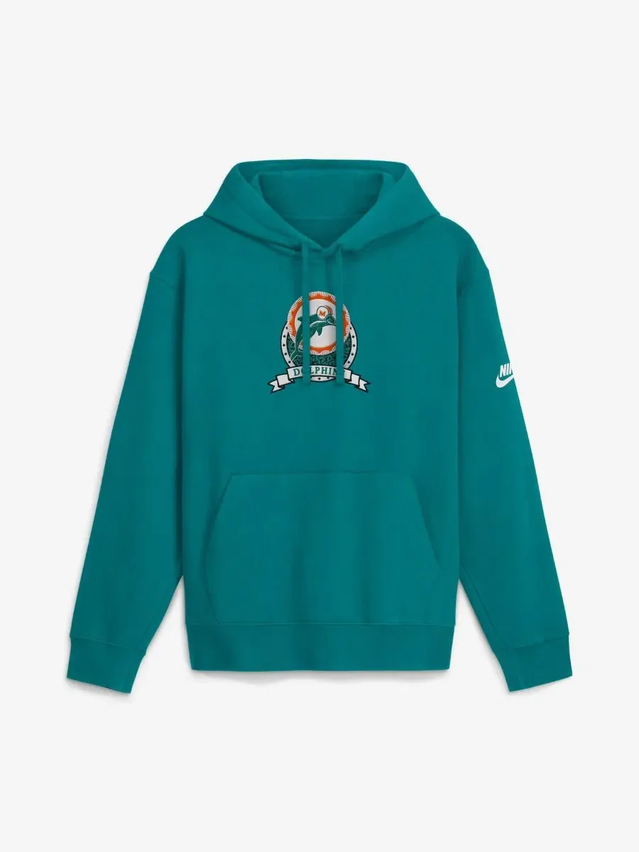 Худи Nike Short Pass Rewind Club Fleece — изображение 1 из 2, голубой