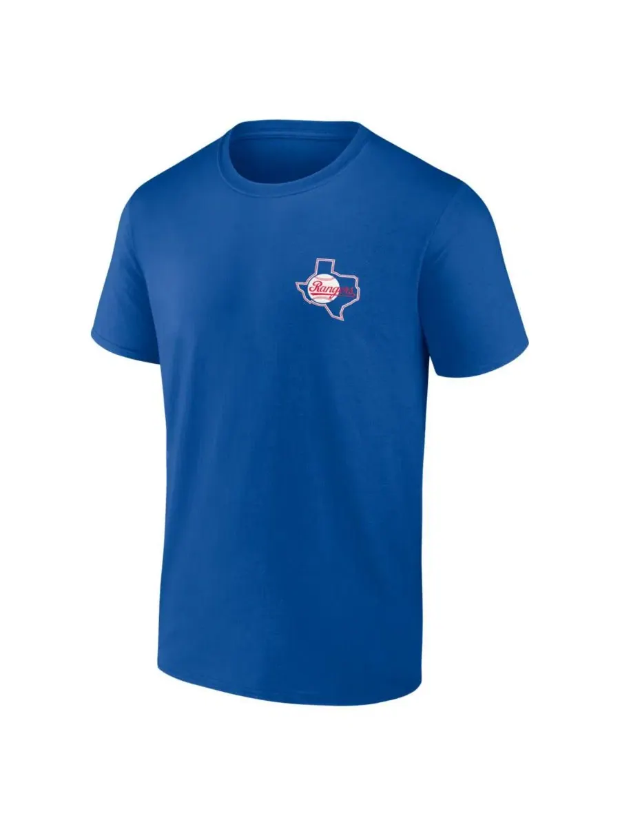 Футболка с принтом Nolan Ryan Deep Royal Texas Rangers Retired Player Nickname Name & Number — изображение 2 из 3