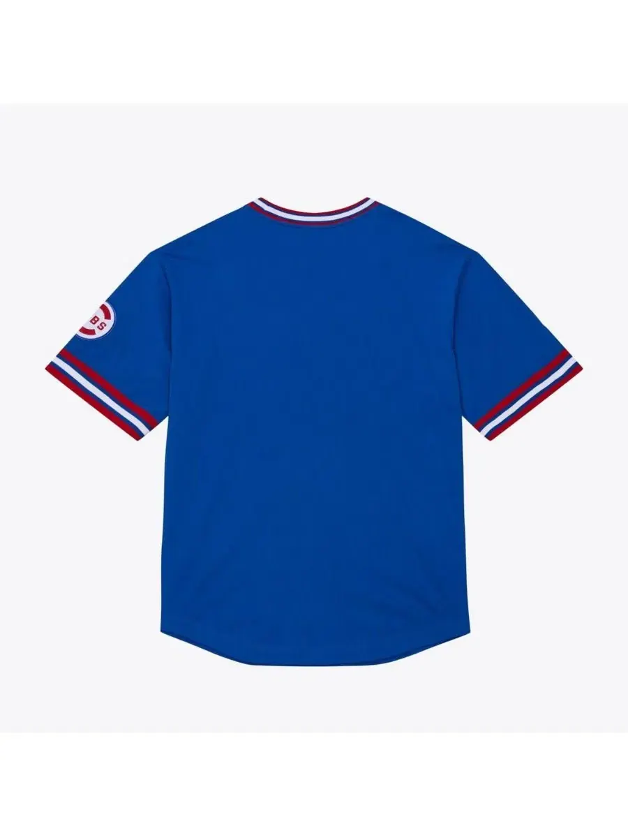 Футболка с длинным рукавом с вышивкой Wild Pitch Ringer Mitchell & Ness — изображение 2 из 5, королевский